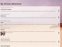 Tablet Screenshot of bridgetsafricanadventure.blogspot.com