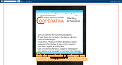 Desktop Screenshot of cooperativasiteblogdenegocios.blogspot.com