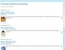 Tablet Screenshot of financecreditcounseling.blogspot.com