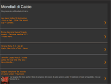 Tablet Screenshot of mondialidicalcio2010.blogspot.com