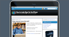 Desktop Screenshot of makinganiphoneapp.blogspot.com