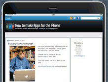 Tablet Screenshot of makinganiphoneapp.blogspot.com