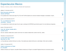 Tablet Screenshot of espectaculos-mexico.blogspot.com