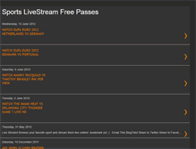 Tablet Screenshot of livestreamfreepasses.blogspot.com