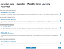 Tablet Screenshot of mesothelioma-caution.blogspot.com