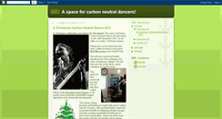 Desktop Screenshot of carbonneutraldance.blogspot.com