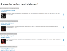 Tablet Screenshot of carbonneutraldance.blogspot.com