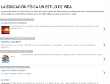 Tablet Screenshot of lauraeducacionfisica.blogspot.com