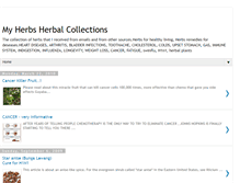 Tablet Screenshot of myherbslibrary.blogspot.com