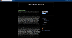 Desktop Screenshot of groundedyouthclc.blogspot.com