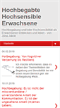 Mobile Screenshot of begabt-sensibel.blogspot.com