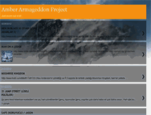 Tablet Screenshot of amberarmageddon.blogspot.com