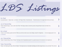 Tablet Screenshot of ldslistings.blogspot.com