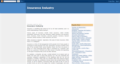 Desktop Screenshot of insuranceindus.blogspot.com