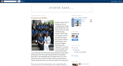 Desktop Screenshot of justintaylorsays.blogspot.com