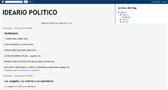 Desktop Screenshot of ideariodepolitica.blogspot.com