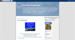 Desktop Screenshot of getmoreauditions.blogspot.com