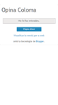 Mobile Screenshot of opinacoloma.blogspot.com