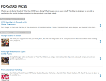 Tablet Screenshot of forwardwcss.blogspot.com