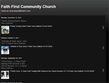 Tablet Screenshot of faithfirstcc.blogspot.com