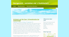 Desktop Screenshot of kerngesund.blogspot.com