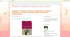 Desktop Screenshot of mariaantoniagarciadeleon.blogspot.com