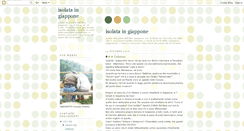 Desktop Screenshot of isolataingiappone.blogspot.com