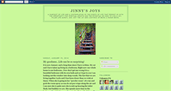 Desktop Screenshot of jinnyjoy.blogspot.com