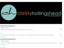 Tablet Screenshot of christyhollingsheadphotography.blogspot.com
