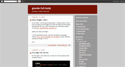 Desktop Screenshot of grandefullbody.blogspot.com