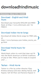 Mobile Screenshot of downloadmoviemusic.blogspot.com