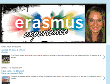 Tablet Screenshot of erasmusexperience2010.blogspot.com