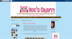 Desktop Screenshot of hooscrafty.blogspot.com