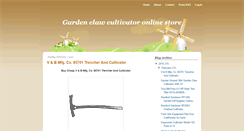 Desktop Screenshot of gardenclawcultivator.blogspot.com