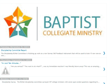 Tablet Screenshot of discipleshipbcm.blogspot.com