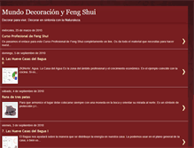 Tablet Screenshot of mundodecoracionyfengshui.blogspot.com