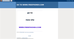 Desktop Screenshot of free-fone.blogspot.com