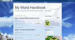 Desktop Screenshot of myworldhandbook.blogspot.com