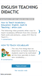 Mobile Screenshot of englishteachingdidactic.blogspot.com