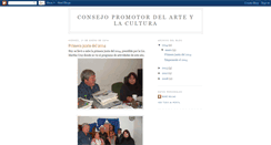 Desktop Screenshot of consejopromotordelarteylacultura.blogspot.com