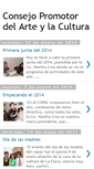 Mobile Screenshot of consejopromotordelarteylacultura.blogspot.com