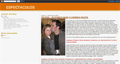 Desktop Screenshot of notasdeespectaculos.blogspot.com