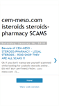 Mobile Screenshot of cem-mesocom-isteroids-pharmacy-scams.blogspot.com