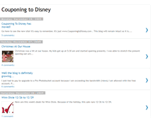 Tablet Screenshot of couponingtodisney.blogspot.com