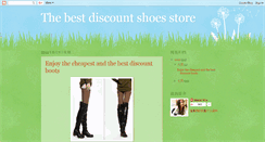 Desktop Screenshot of bestdiscountshoestore.blogspot.com