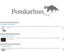 Tablet Screenshot of pesukarhu.blogspot.com