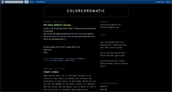 Desktop Screenshot of colorchromatic.blogspot.com