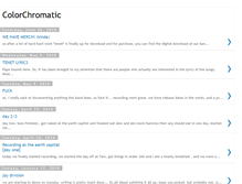 Tablet Screenshot of colorchromatic.blogspot.com