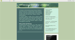 Desktop Screenshot of lcd-televizor.blogspot.com