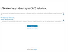 Tablet Screenshot of lcd-televizor.blogspot.com